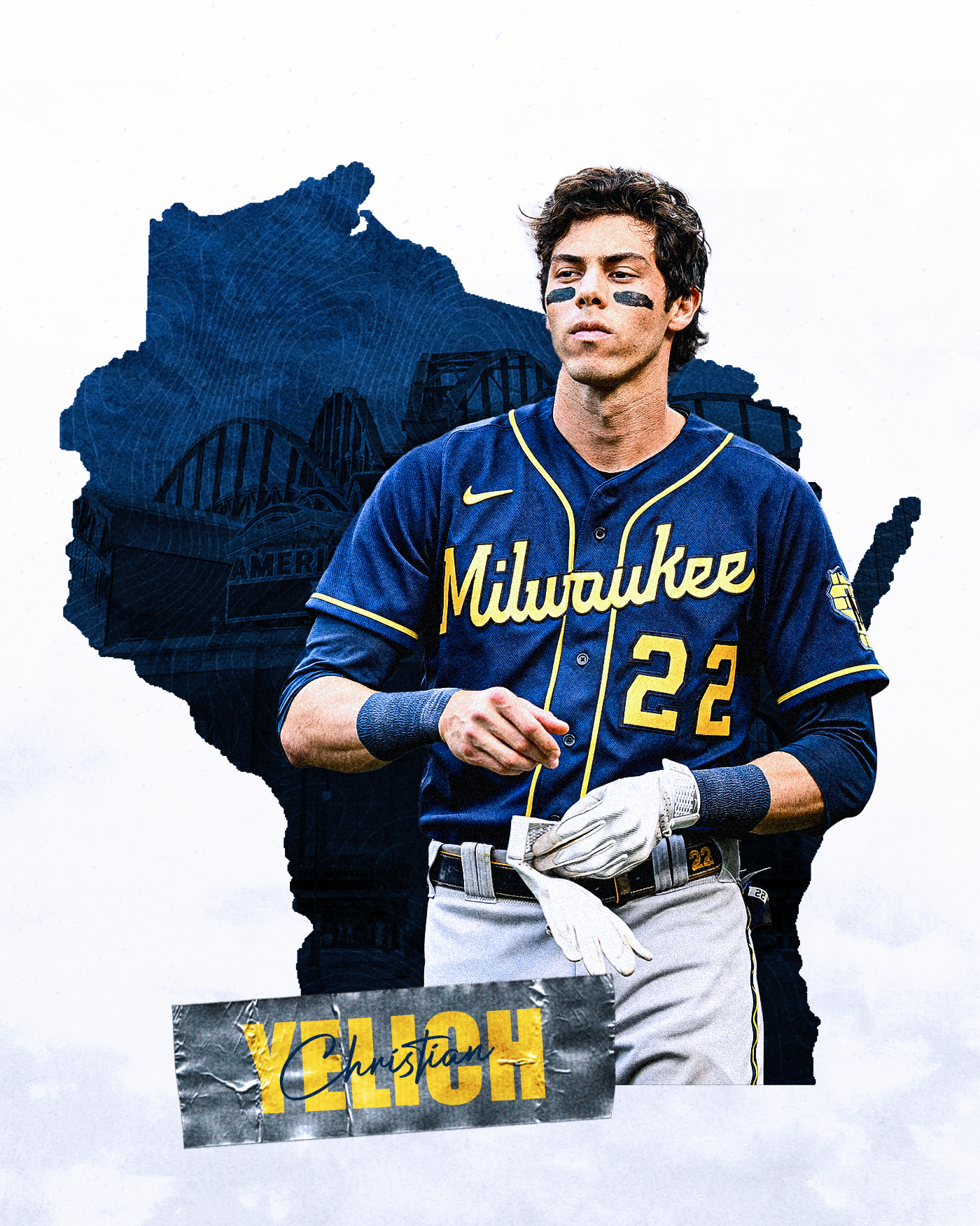 christian yelich sports graphic