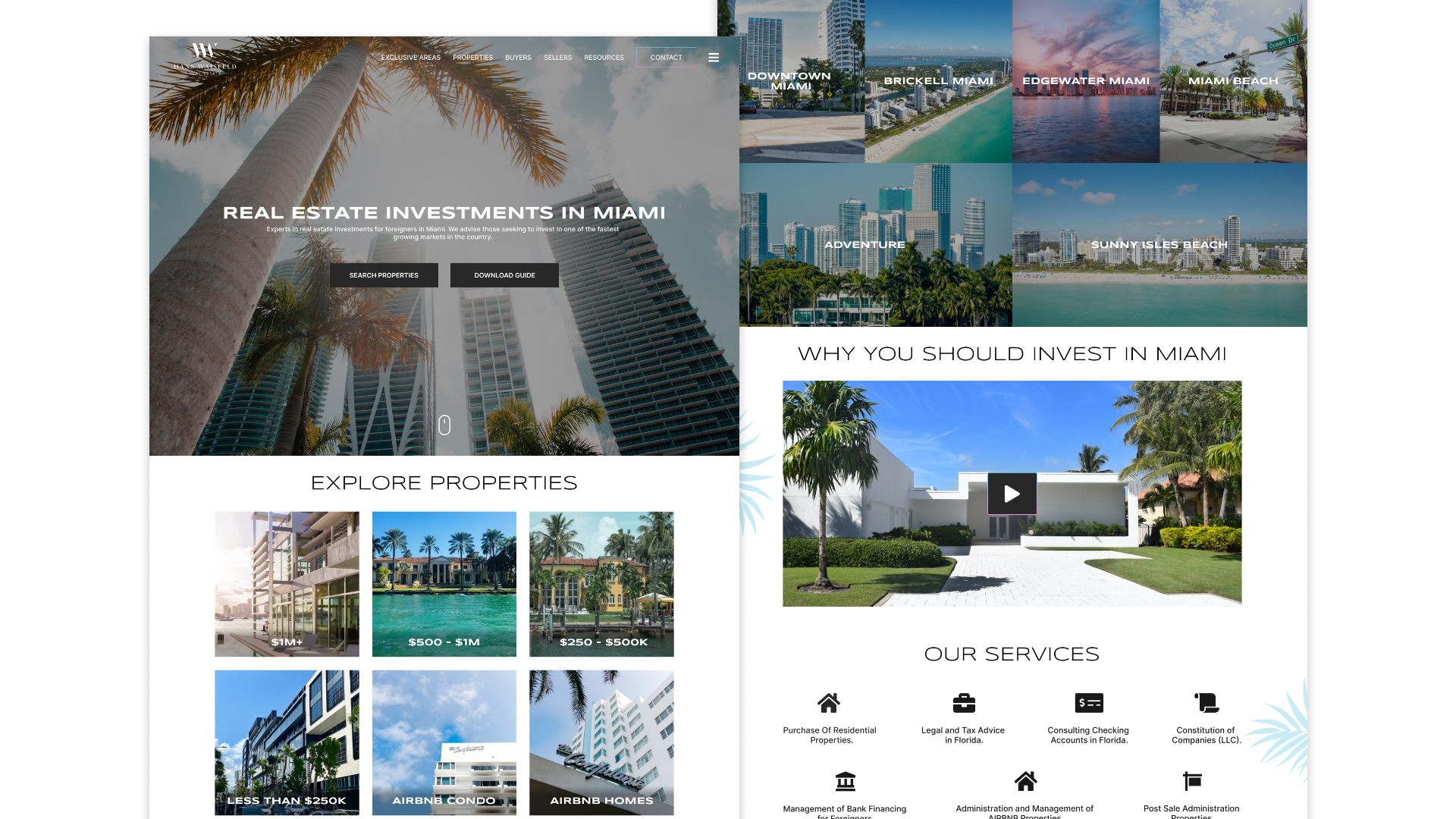 Hans Waisfeld web design