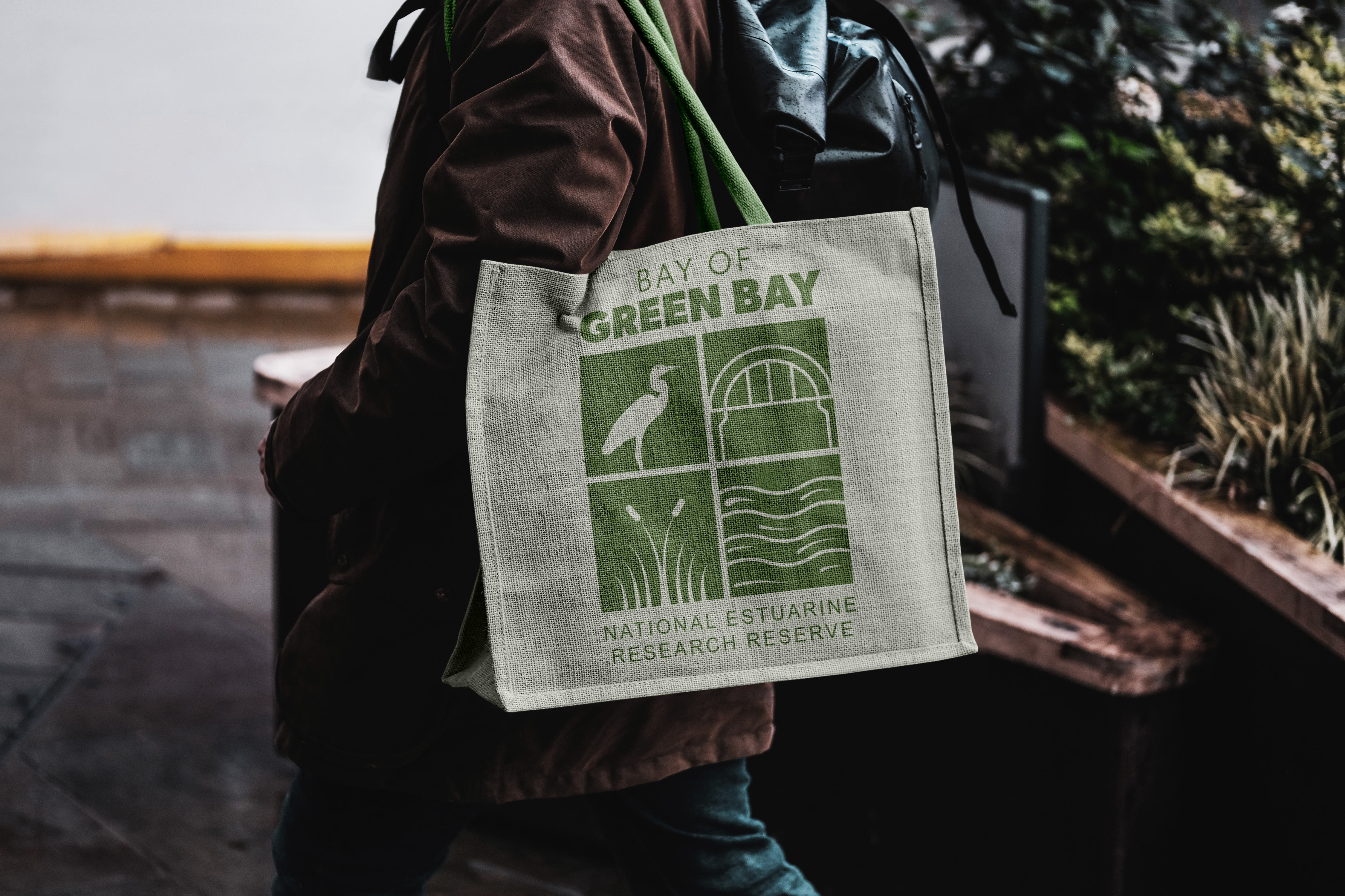 Bay of Green Bay National Estuarine Research Reserve reusable bag
